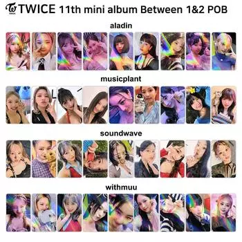 TWICE 11th Mini Album Between 1&2 POB Photocard Soundwave MP Aladin Withmuu Jeongyeon -MusicPlant POB