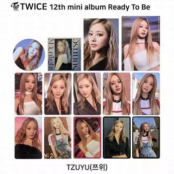 TWICE 12-й мини-альбом «Готов к работе» Фотокарточка Открытка-сообщение Плакат Открытка Цзыюй POB Photocard - Ready ver