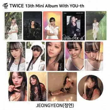 TWICE 13-й мини-альбом с молодежной фотокарточкой YOU-th, плакатом, пленкой, стикером Jeongyeon KPOP K-POP POB Photocard - Forever