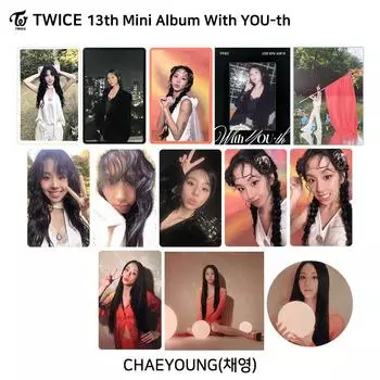 TWICE 13-й мини-альбом с молодежной фотокарточкой, плакатом, пленкой, стикером Chaeyoung KPOP K-POP POB Photocard - Forever