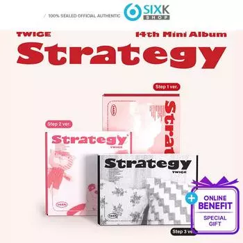 TWICE 14-й мини-альбом [СТРАТЕГИЯ] (+Онлайн-выгода) POB APPLE MUSIC Random 1
