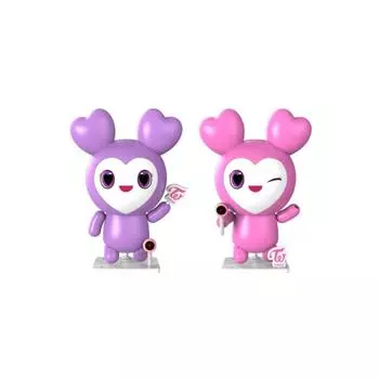 Twice 18 Lovely Plastic Model 2020 World In A DAY Получите 3 случайные фотокарточки 1.PURPLE
