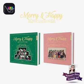 TWICE 1-е переиздание альбома Merry & Happy RANDOM 1PCS