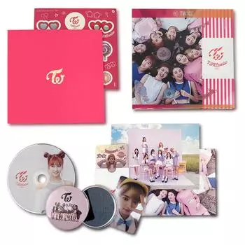 TWICE 3-й мини-альбом TWICECOASTER LANE 1 NEON MAGENTA CD Фотокнига Фотокарточки Наклейка БЕСПЛАТНЫЙ ПОДАРОК Запечатанный - : [ Вер. ] + + + + / K-поп