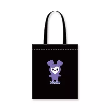 TWICE Canvas ECOBAG Холщовая эко-сумка_ebl_twice_03 (черный/САНА)