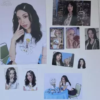 Twice Chaeyoung Poca Сезон Приветствие Подпись Плакат Открытка Альбом Бонус Награда