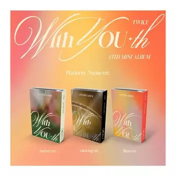 TWICE с 13-м мини-альбомом NEMO Forever Version QR Lyric Специальное руководство Запечатанный футляр YOU-th + 1 шт. Карточка + 9 шт. Фотокарточка + 1 шт. Бумага + 1 шт. Фотокарточка + 1 шт.