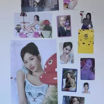 Twice Sana Poca Album Bonus Poster Postcard Award Season Greeting Sig