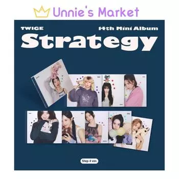 TWICE - STRATEGY 14-й мини-альбом (Шаг 4 версия. ) + Бесплатный подарок No Site POB_Random ver.