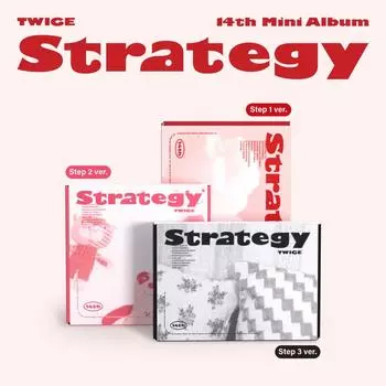 TWICE - Strategy 14th Мини-альбом + Подарок за предварительный заказ + Сложенный постер Random ver. (No Poster)