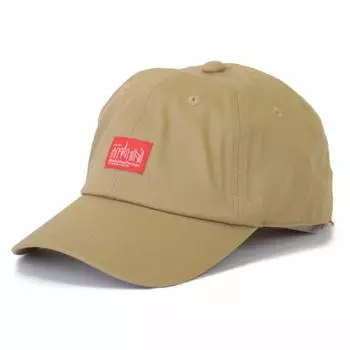 Twill Logo Cap Hat Baseball Cap Logo Cap Corduroy Logo [Manhattan Portage] (006 Beige)