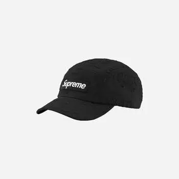 Твиловая кепка Supreme Lasered Black 23SS
