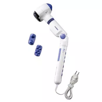 Twin Bird Handy Hot Massager мощный вибрационный согревающий массажер для лечения напряженных плеч медицинский прибор с насадкой белый EM-2195W белый