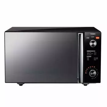 Twinbird Tsubamesanjo Микроволновая печь 20 л Плоский стол 600 Вт Зеркальное стекло Стильный циферблат Тип Год производителя Черный [1 гарантия] DR-D278B