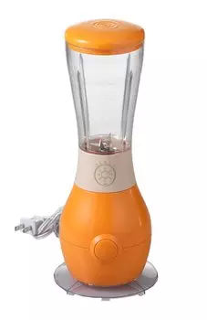 Twinbird Tsubamesanjo OLALA Compact Blender Mixer Lightweight Fresh Juice Smoothie Tumbler Stylish Recipe Included Year Manufacturer Mango Orange
