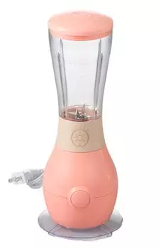 Twinbird Tsubamesanjo OLALA Компактный блендер-миксер Легкий стакан для свежего сока и смузи Стильный рецепт включен Год изготовления Гуава Розовый