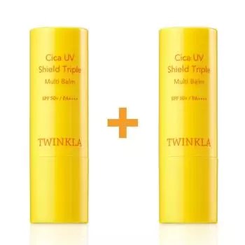 Twincla Cica UV Shield Triple Multi Balm 11 г, бесцветный, 2 шт.