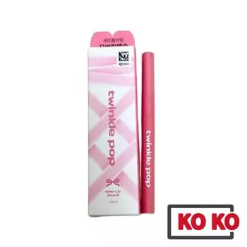 [Twinkle Pop][Daiso] Карандаш для губ 5 цветов 01. Cool Pink