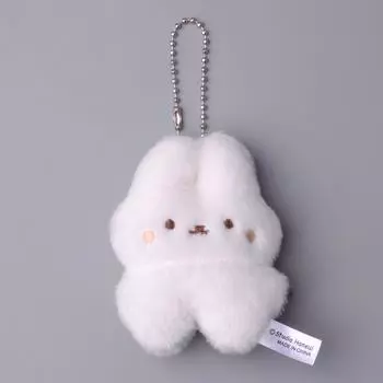 Twisted Bear Rabbit Egg Plush Doll Small Pendant Cartoon Keychain Animal OpenEyed Bunny