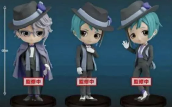 Twisted Wonderland Q posket petit figures Archen Grotto 3 типа набор Octavinel, Floyd, Reach, Jade, Reach, Azure,