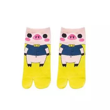 Two Finger Socks Cotton Flip-flops Socks Female Low Tube Socks Geta Socks Two Toe Socks Pig Socks