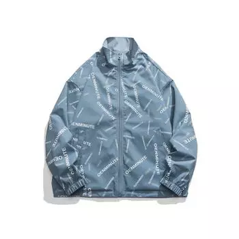 Two-sided Jacket Lovers Unisex Versatile Jacket Jacket Jacket Loose Casual XXXXL белый