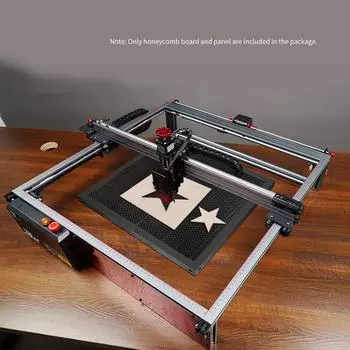 TWO TREES Лазерный гравер Ячеистый рабочий стол Цельнометаллическая конструкция Платформа из стальной панели 400x400mm