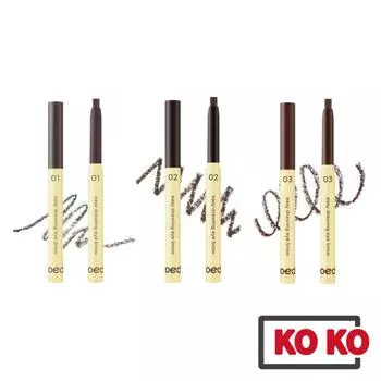 [Twoedit by LUNA][Daiso] Карандаш для бровей Easy Drawing Eye Brow 0,6 г (3colors) 01. Gray Brown
