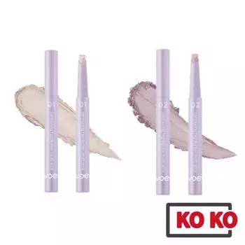 [Twoedit by LUNA] [Daiso] Контурный хайлайтер Multi Stick 2 типа 01. Veil Light