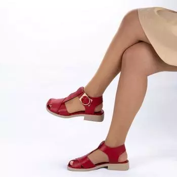 TwoEgoist Женские повседневные удобные сандалии из натуральной кожи