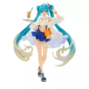 Творческая фигурка SweetSweets Figure Tropical Juice HatsOtoMiku Excd ver. зелёный