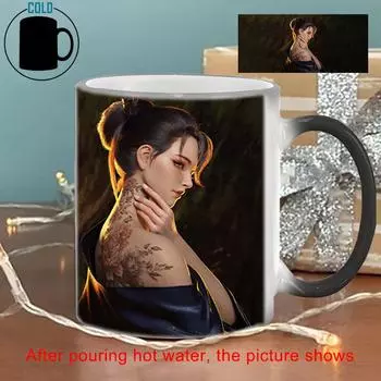 Творческая кружка для учителя татуировок BSKT-082, оригинальные кружки, кофейные чашки, кавайные чашки, сублимационные заготовки, кружки для изменения цвета, посуда для напитков 350ml