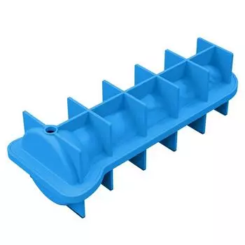 Творческая новинка Форма для кубиков льда Поднос для стаканов Многоразовые цилиндрические силиконовые формы для кубиков льда с крышкой для напитков Сока Кофе