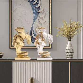 Творческая статуэтка целующейся пары из смолы, статуэтка целующегося любовника, скульптура для офиса, современное искусство, украшение стола