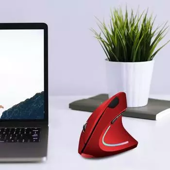 Творческая USB-мышь Smooth Touch 2,4 ГГц Простая установка красный