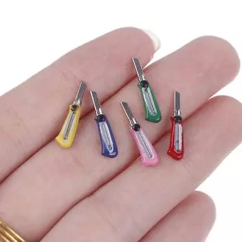 Творческие мини-канцелярские принадлежности для моделирования Модель уменьшенных обучающих аксессуаров Игрушка синий