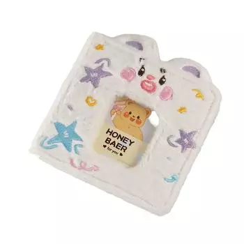 Творческие открытки Коллекционная книга Мультяшный медведь Фото Хранение Буклет Упаковочные материалы белый