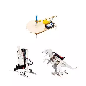 Творческие технологии мелкосерийное производство электрический ползающий динозавр - сборка тираннозавра Creative technology small