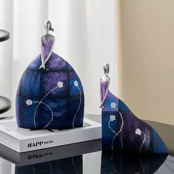 Творческие женские фигурки, домашний декор, гостиная, тумба под телевизор, офисный стол, украшения, картина, статуя девушки, скандинавская художественная скульптура
