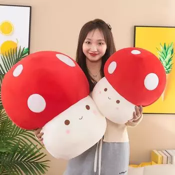 Творческий гриб плюшевая игрушка-подушка для животных брелок подарки для детей домашний диван декор растение плюшевая игрушка