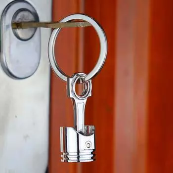 Творческий и персонализированный автомобильный поршневой брелок для ключей, поршневой брелок для модификации двигателя, локомотивный поршневой кулон