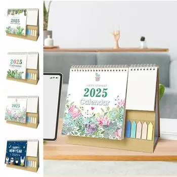 Творческий календарь-планировщик, портативный, напольный, перекидной календарь, ежедневник, канцелярские принадлежности style 3 2025.1 To 2025.12