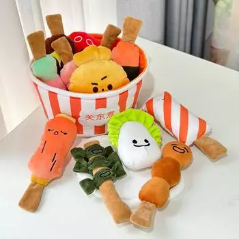 Творческий Kanto Вареные плюшевые игрушки-симуляторы Кукла Живописная зона Культурный и творческий кукольный игровой домик Плюшевые куклы color randomly sent