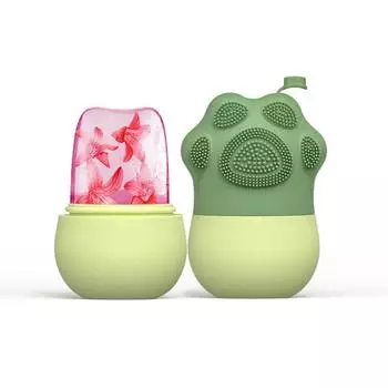 Творческий каток для лица «Кошачий коготь» с ледяным шариком, силиконовый массажер для лица, лифтинг, контурные инструменты, лотки, красота, уход за кожей розовый