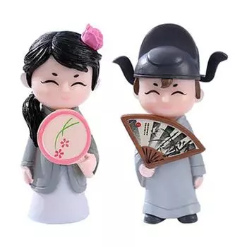 Творческий Любовник Орнамент Художественный Мини Мультфильм серый