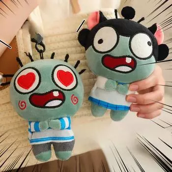 Творческий Маленький Зомби Голос Звук Подвеска Брелок Маленький Брат Поклоняется Тебе Мягкая Кукла Декомпрессия Маленькая Игрушка 14cm