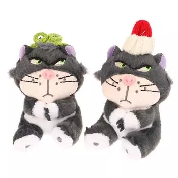 Творческий милый мультяшный кот плюшевая кукла подарок стеклоочиститель автомобиля украшения домашний стол украшение для интерьера автомобиля