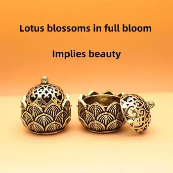 Творческий Мини 1PCS Lotus Курильница Ароматерапия Маленькая Коническая Курильница Азиатский Стиль Lotus Zen Декоративный Подарок