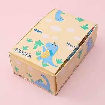 Творческий мультфильм динозавр карандаш ластик ластик для обучения ластик для детей-студентов приз подарок ластик 4.6*2.1*1.5cm