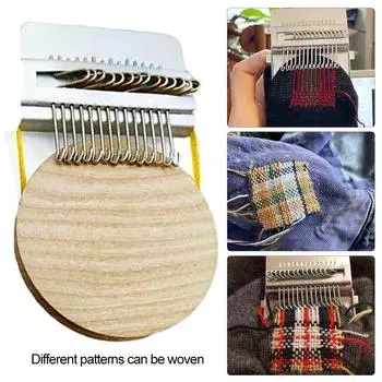 Творческий плетеный станок своими руками, ручная вязка, деревянный, скоростной, тип плетения, штопальные инструменты, стежки, вязание, небольшой ткацкий станок
